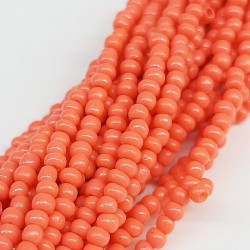 Mat Turuncu Dizi Kum Boncuk-DKB-9