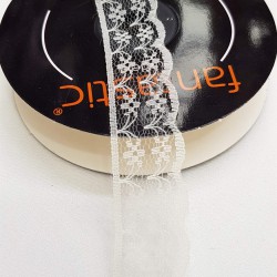 Krem Dantel Kurdele 2,5 cm-DKR-1000