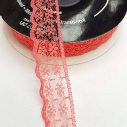 Nar Çiçeği Dantel Kurdele 2,5 cm-DKR-1003