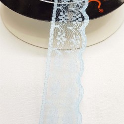 Bebe Mavi Dantel Kurdele 2,5 cm-DKR-1005