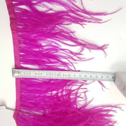 Fuşya Deve Kuşu Tüyü-DKT-13