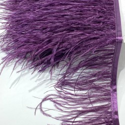 Mürdüm Rengi Deve Kuşu Tüyü-DKT-24