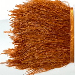 Kızıl Kahve Rengi Deve Kuşu Tüyü-DKT-27