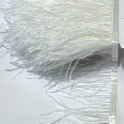 Beyaz Rengi Deve Kuşu Tüyü-DKT-29