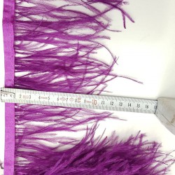 Açık Mor Deve Kuşu Tüyü-DKT-3