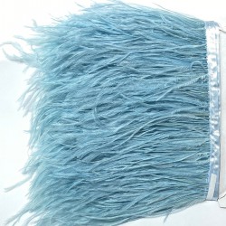 Koyu Bebe Mavi Rengi Deve Kuşu Tüyü-DKT-30