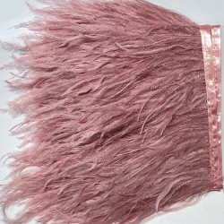 Gül Kurusu Rengi Deve Kuşu Tüyü-DKT-35