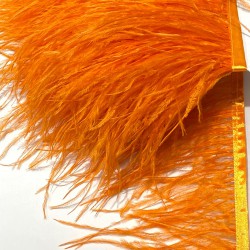 Turuncu Rengi Deve Kuşu Tüyü-DKT-38