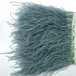 Koyu İndigo Mavi Rengi Deve Kuşu Tüyü-DKT-39