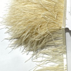 Koyu Krem Rengi Deve Kuşu Tüyü-DKT-45