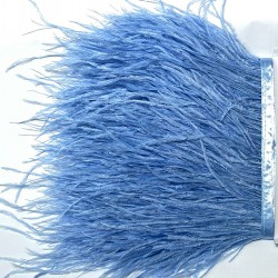 Bebe Mavi Rengi Deve Kuşu Tüyü-DKT-47