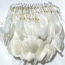 Beyaz Malibu Deve Kuşu Tüyü-DKT-49