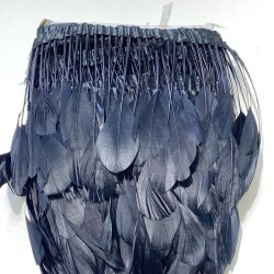 Siyah Malibu Deve Kuşu Tüyü-DKT-51