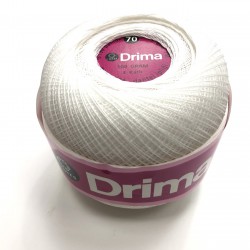 Drima Beyaz Dantel İpligi No:70 100 gr (1 adet )-DM-1002