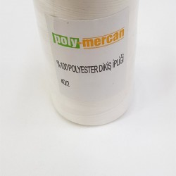 Krem Polyester Dikiş İpliği Bobin-DM-1023 Krem Polyester Dikiş İpliği Bobin-DM-1023