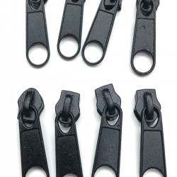 Siyah Metal Fermuar Başlığı-DM-179