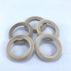 Orta Boy Ham Ahşap Halka-DM-191