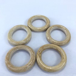 Küçük Boy Vernikli Ahşap Halka-DM-195