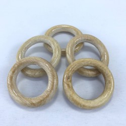 Küçük Boy Vernikli Ahşap Halka-DM-195