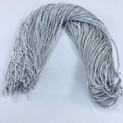 Simli Gümüş Dekoratif Püskül 40 Cm-DP40-1002