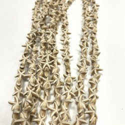 Krem Yıldız Taş Boncuk-DTB-1013