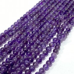 Mor Ametist Doğal Taş Boncuk-DTB-1027