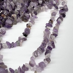 Mor Lila Çakıl Taşı Boncuk-DTB-103