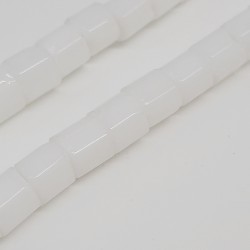 Beyaz Silindir Parlak Boncuk-DTB-1035