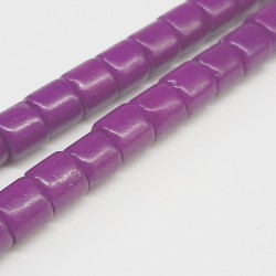Mor Silindir Parlak Boncuk-DTB-1038