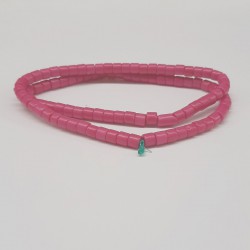 Fuşya Silindir Parlak Boncuk-DTB-1039