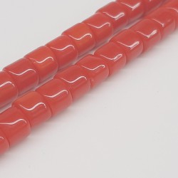 Kırmızı Silindir Parlak Boncuk-DTB-1040