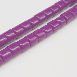 Koyu Mor Silindir Mat Boncuk-DTB-1042