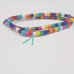 Renkli Silindir Parlak Boncuk-DTB-1045