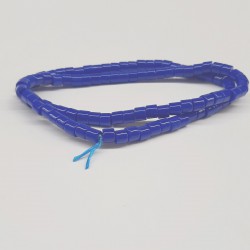 Saks Mavi Silindir Parlak Boncuk-DTB-1046