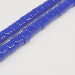 Saks Mavi Silindir Parlak Boncuk-DTB-1046