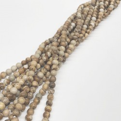 Renkli Doğal Taş Boncuk 8 mm-DTB-1047