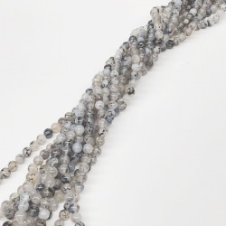 Renkli Akik Doğal Taş Boncuk 8 mm-DTB-1058