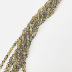 Renkli Akik Doğal Taş Boncuk 8 mm-DTB-1060