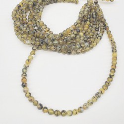 Renkli Akik Doğal Taş Boncuk 8 mm-DTB-1060