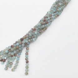 Renkli Akik Doğal Taş Boncuk 8 mm-DTB-1061