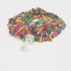 Rengarenk Çakıl Taşı Cam Boncuk-DTB-1064