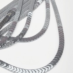 Hematit Ok İşareti Yassı Taş Boncuk-DTB-1065