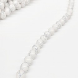 Desenli Cam Taş Boncuk 8 mm-DTB-1073