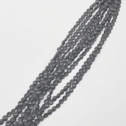 Siyah Yassı Taş Boncuk-DTB-1080