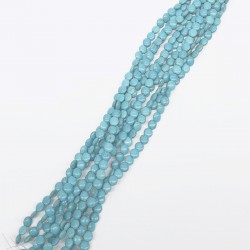 Turkuaz Yassı Taş Boncuk-DTB-1084