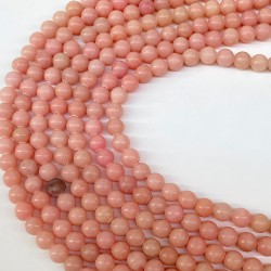 Somon Ceyt Doğal Taş Boncuk Boyut 8 Mm 1 Dizi-DTB-1102