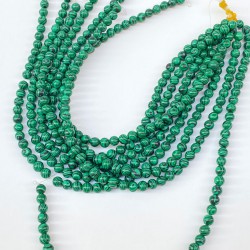 Yeşil Ceyt Doğal Taş Boncuk Boyut 8 Mm 1 Dizi-DTB-1103