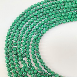 Yeşil Ceyt Doğal Taş Boncuk Boyut 8 Mm 1 Dizi-DTB-1103