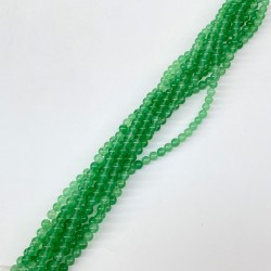 Açık Yeşil Ceyt Doğal Taş Boncuk Boyut 8 Mm 1 Dizi-DTB-1107