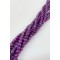Desenli Mor Ceyt Doğal Taş Boncuk Boyut 8 Mm 1 Dizi-DTB-1108